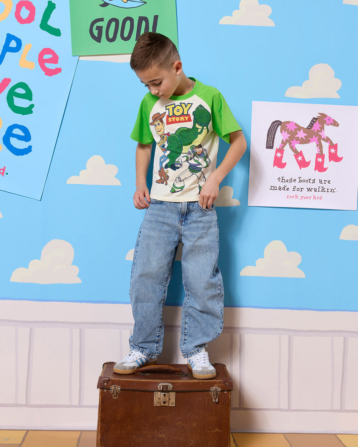 TOY STORY RAGLAN TEE - GREEN