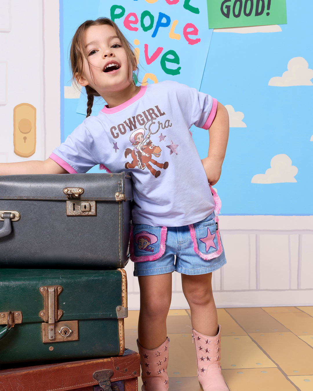 TOY STORY TASSEL TEE - LIGHT BLUE | Rock Your Baby