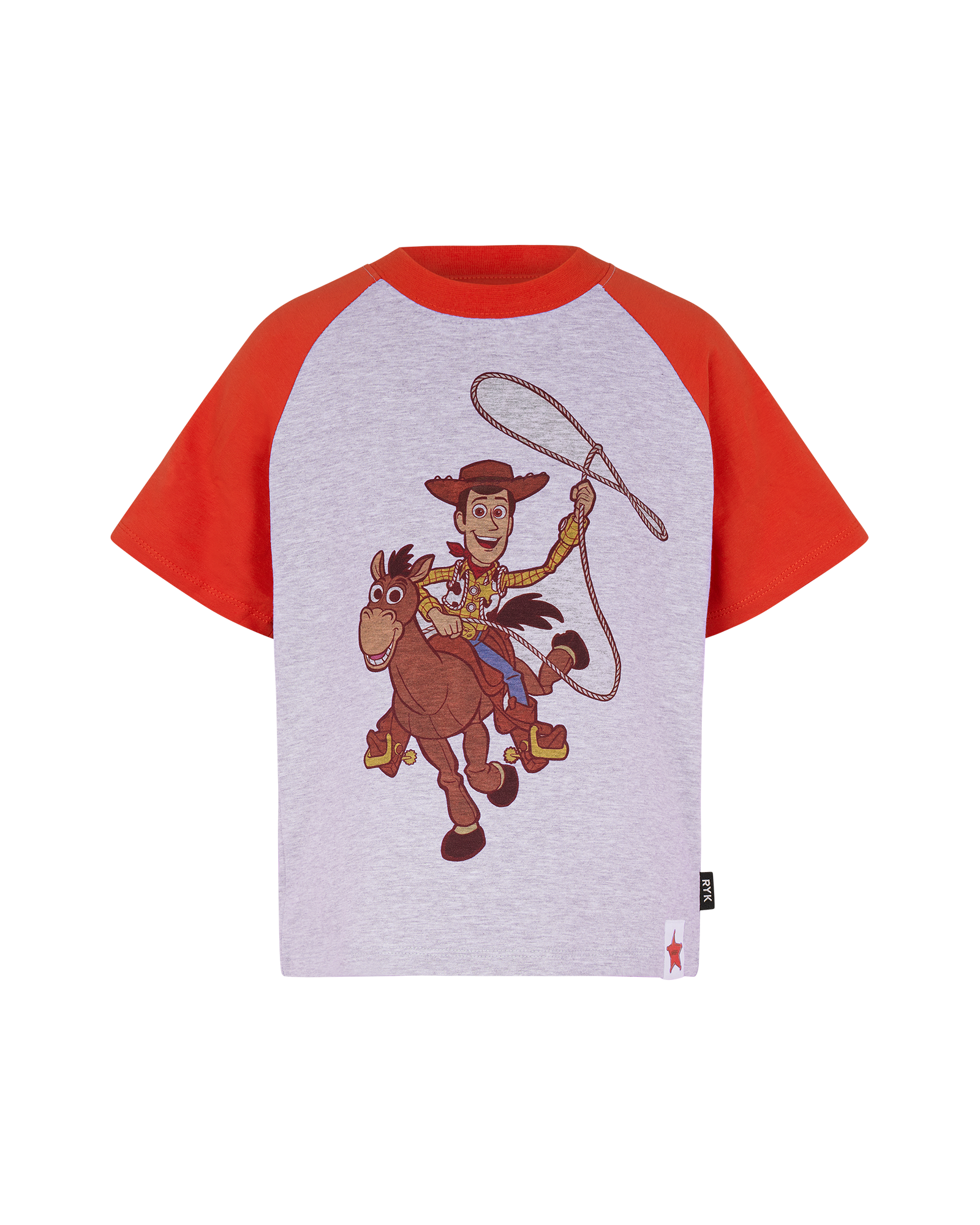 TOY STORY RAGLAN TEE - GREY MARLE