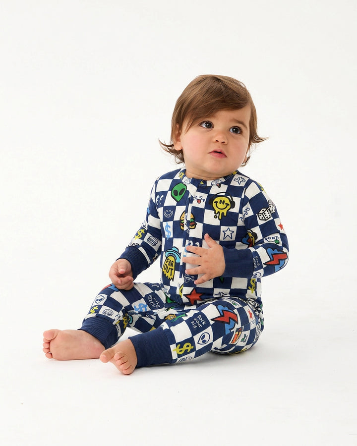 FAR OUT CHECK COVERALL