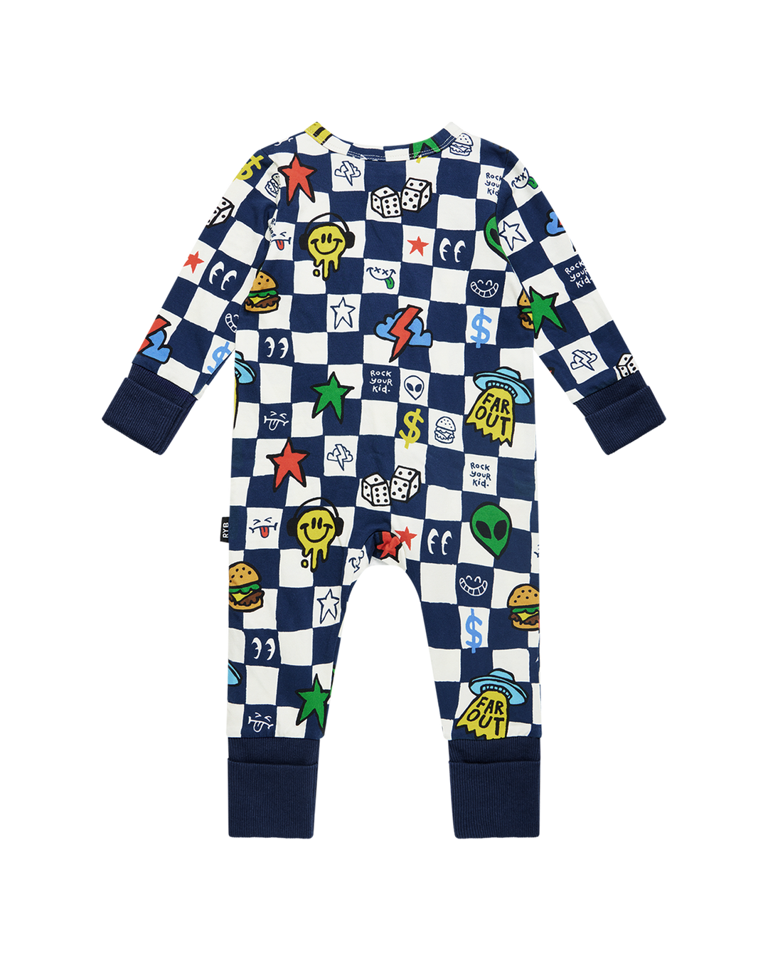 FAR OUT CHECK COVERALL