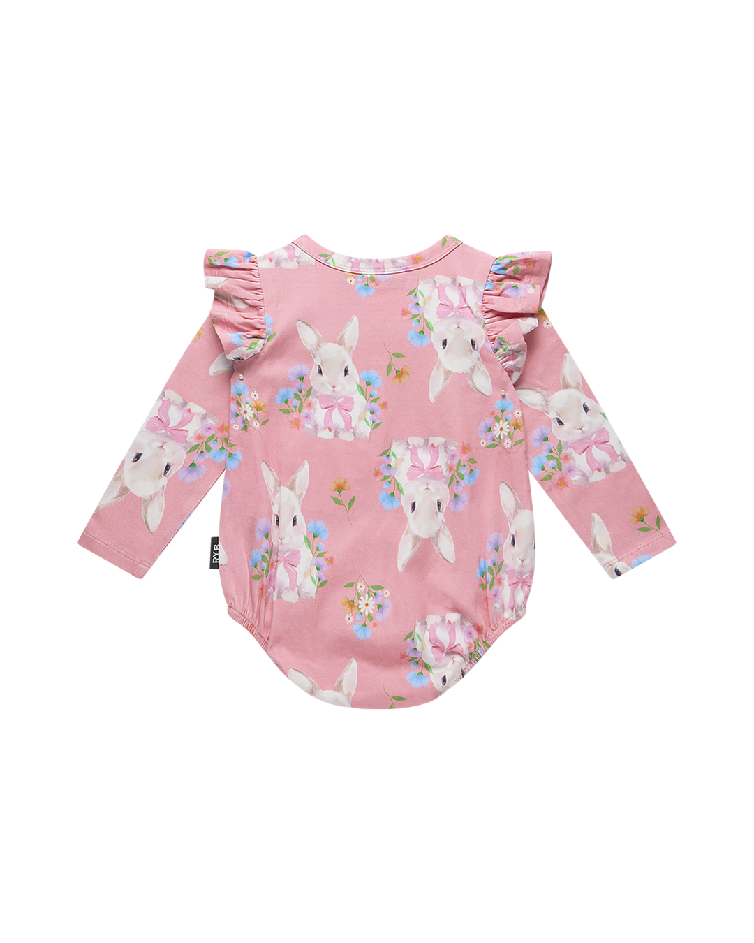 HUNNY BUNNY LONG SLEEVE FRILL BUBBLE BODYSUIT
