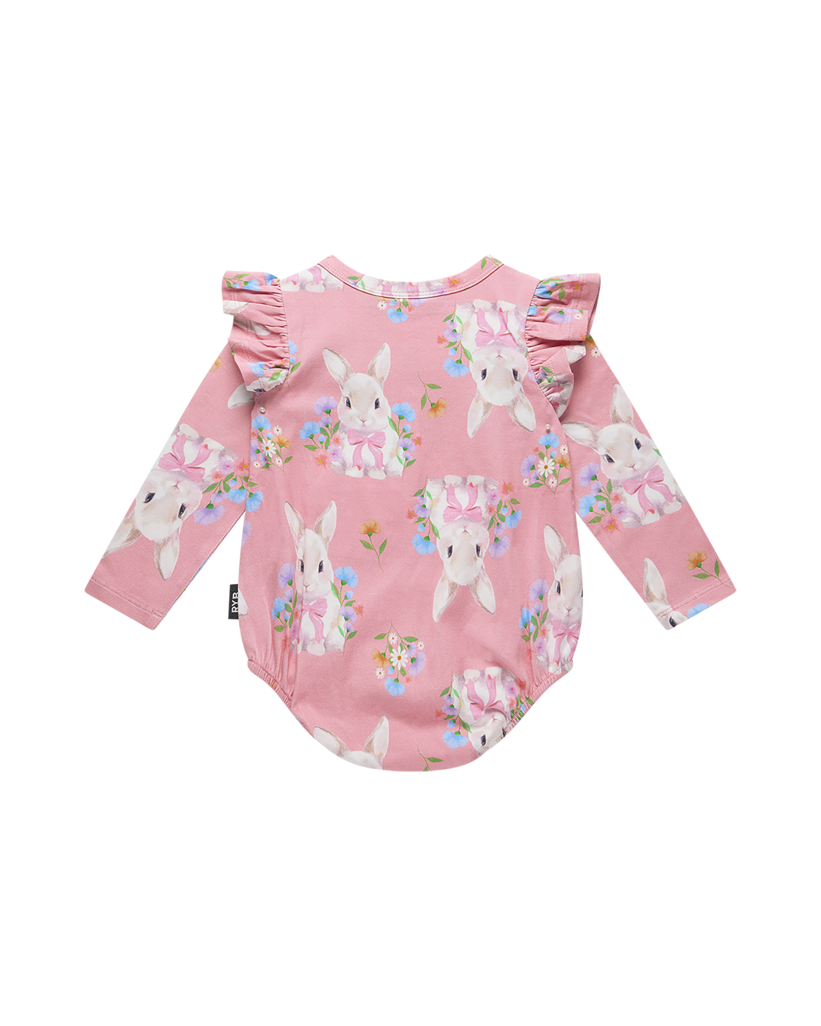 HUNNY BUNNY LONG SLEEVE FRILL BUBBLE BODYSUIT