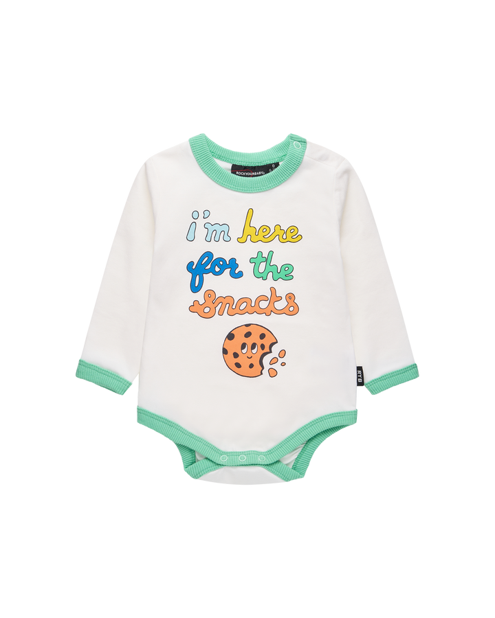 HERE FOR THE SNACKS BODYSUIT &amp; LEGGING SET