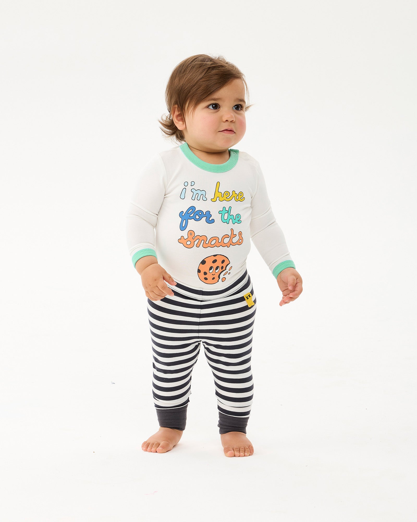 HERE FOR THE SNACKS BODYSUIT & LEGGING SET