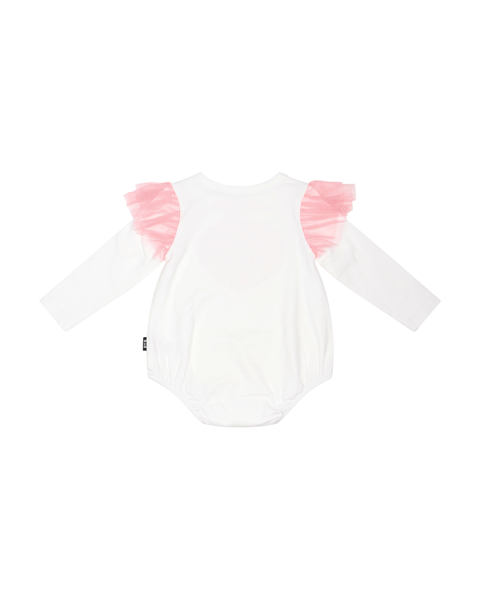 BE COOL HUNNY BUNNY LONG SLEEVE FRILL BUBBLE BODYSUIT