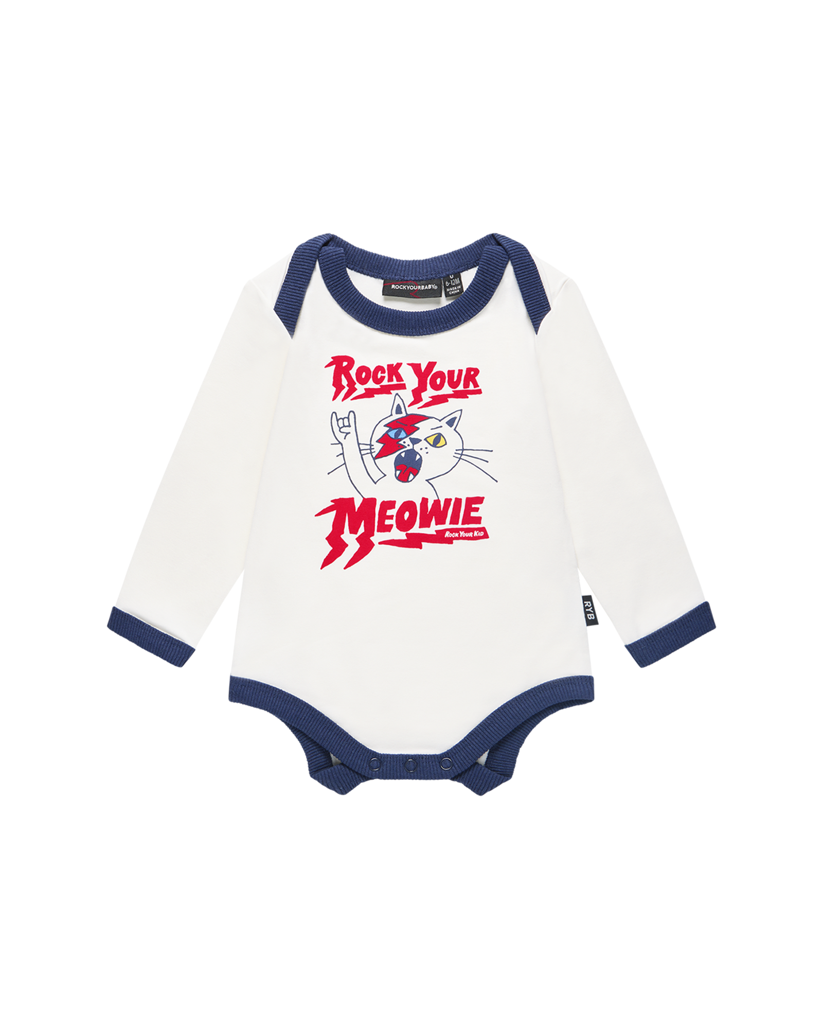 ROCK YOUR MEOWIE ROBERT BODYSUIT