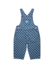 CHECKERBOARD ALFRED DENIM OVERALLS