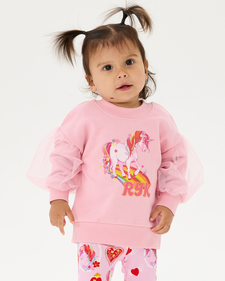 WILD AT HEART PARTY POM POM SWEATSHIRT