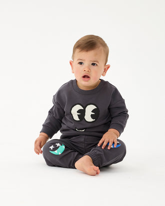PUT ON YOUR SK8 FACE FINNEGAN SWEATSHIRT