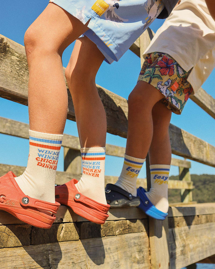 Easy Tiger Kids Socks in Multi Stripe