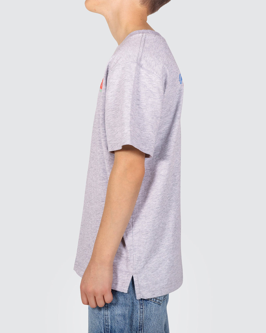 Catch Ya Boys Back Print Tee in Stone