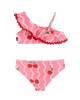 CHERRY SQUIGGLE SHELLY BIKINI SET