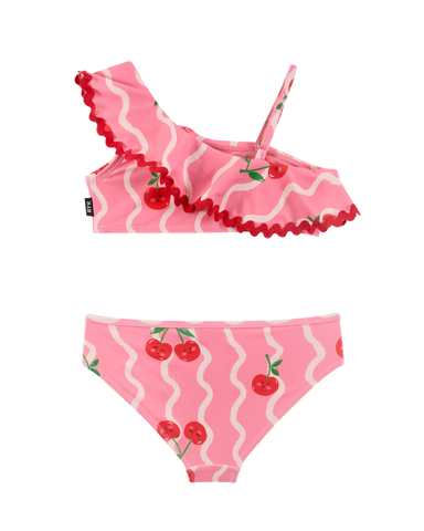 CHERRY SQUIGGLE SHELLY BIKINI SET