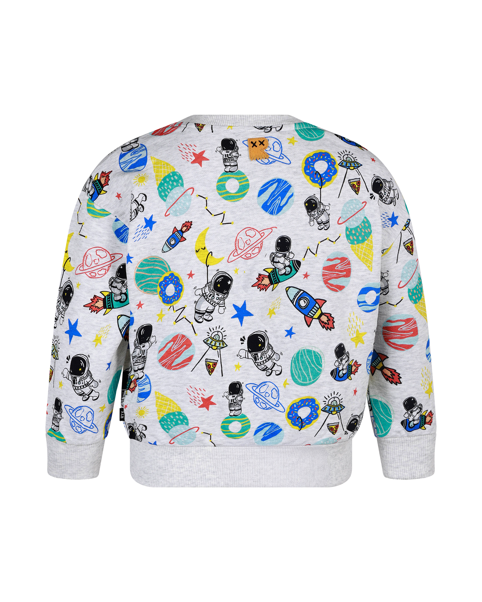 ROCK MY GALAXY SWEATSHIRT IN GREY