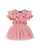 POLKA CHERRY CIRCUS FRILL BODYSUIT DRESS