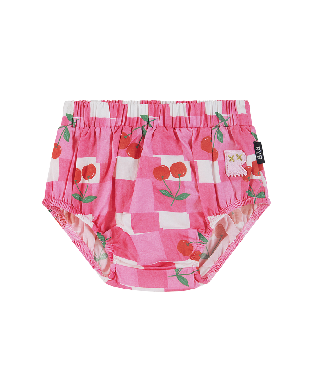 GINGHAM CHERRY BAMBI BLOOMER