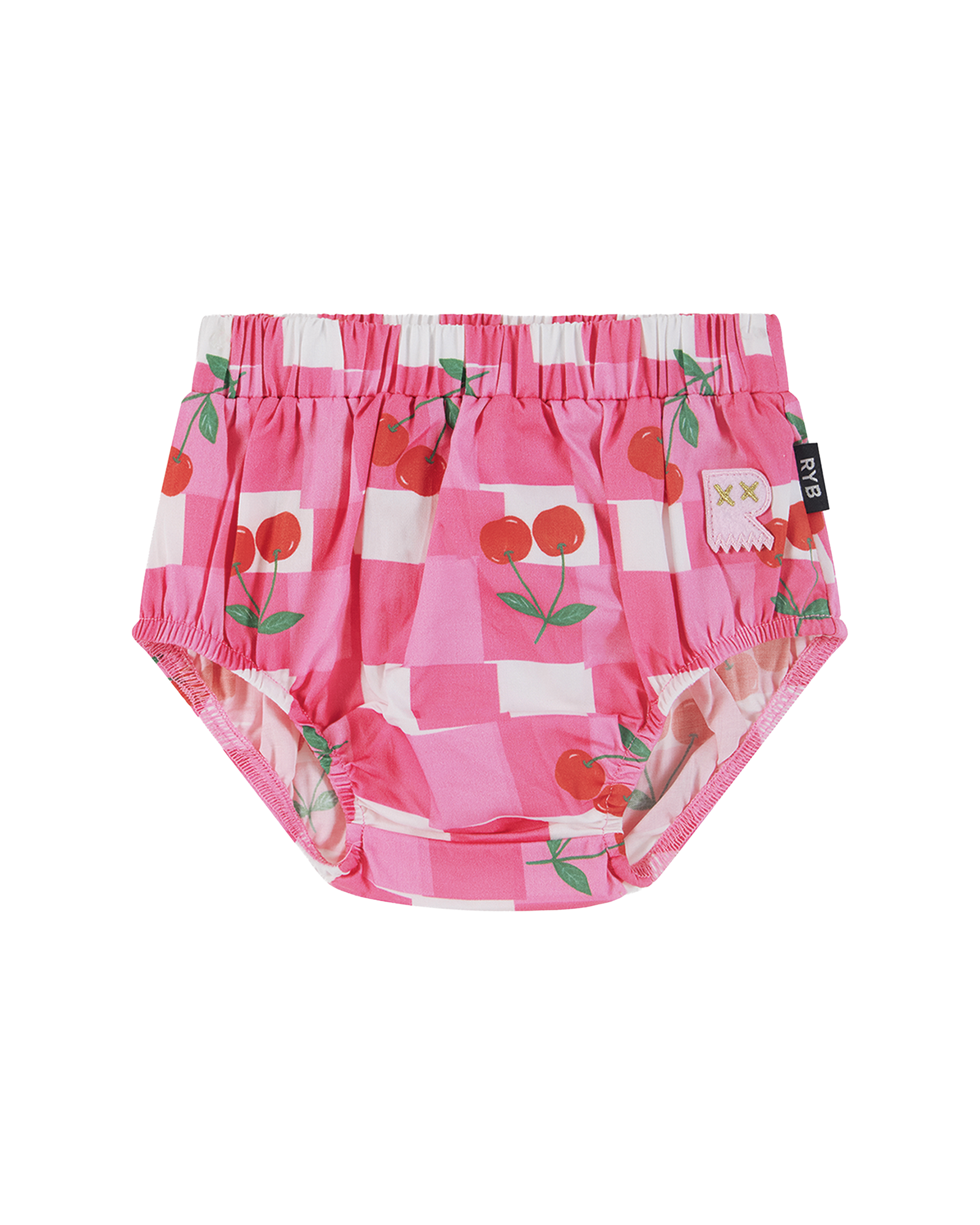 GINGHAM CHERRY BAMBI BLOOMER