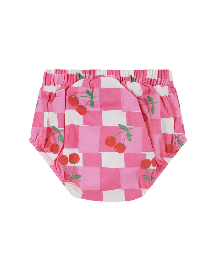 GINGHAM CHERRY BAMBI BLOOMER