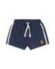 DINO DASH BABY TERRY SHORTS IN NAVY