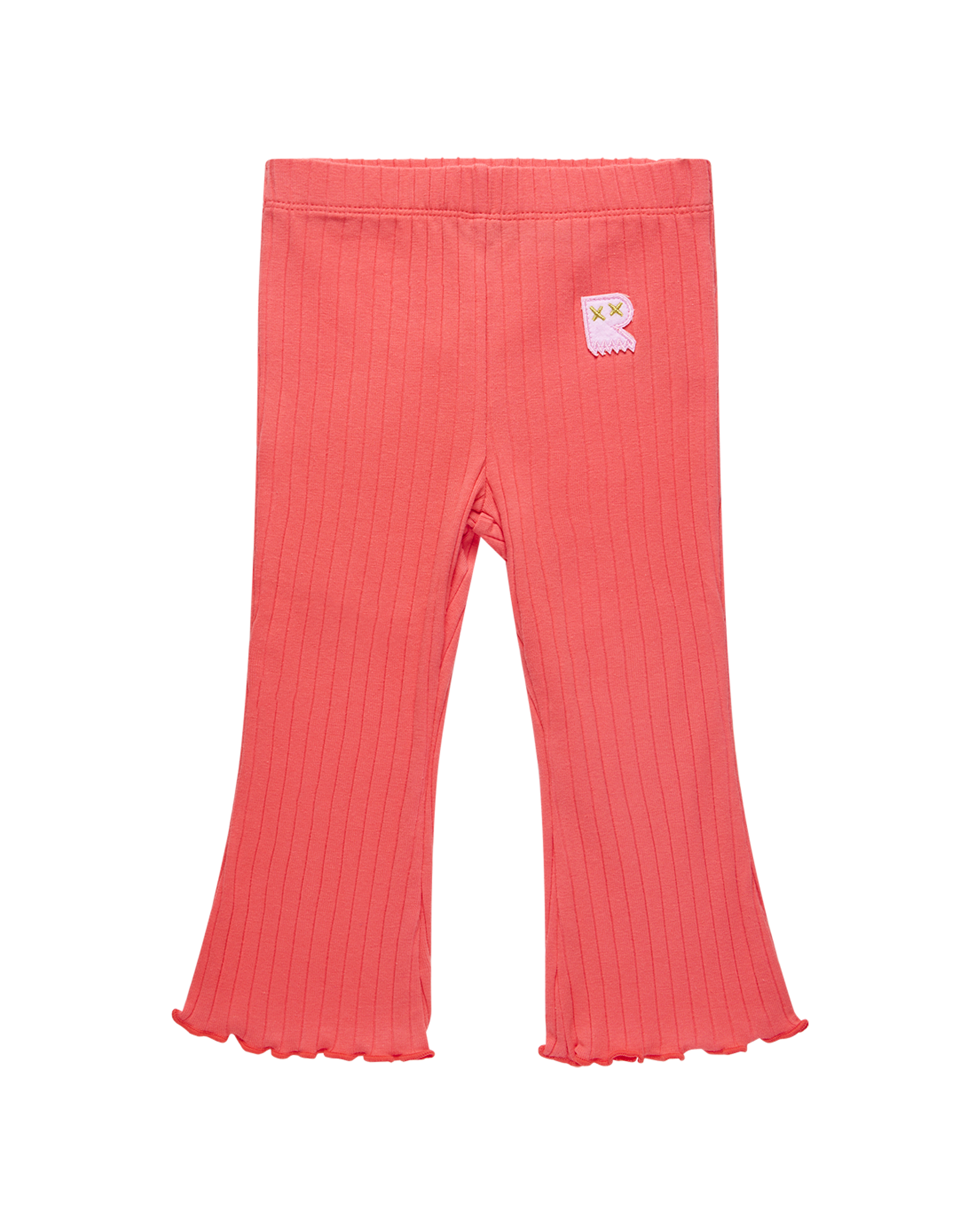 DISCO FLARE BABY LEGGING IN RASPBERRY