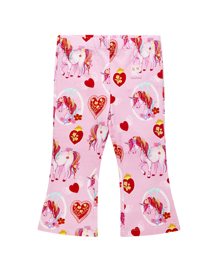 UNICORN HEARTS BABY FLARE LEGGING