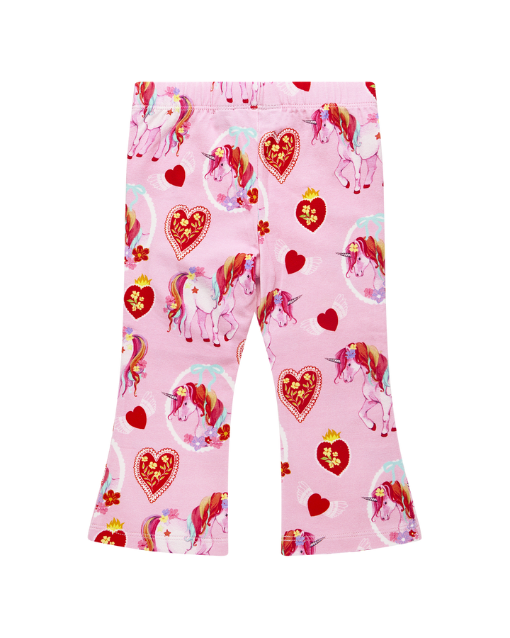 UNICORN HEARTS BABY FLARE LEGGING