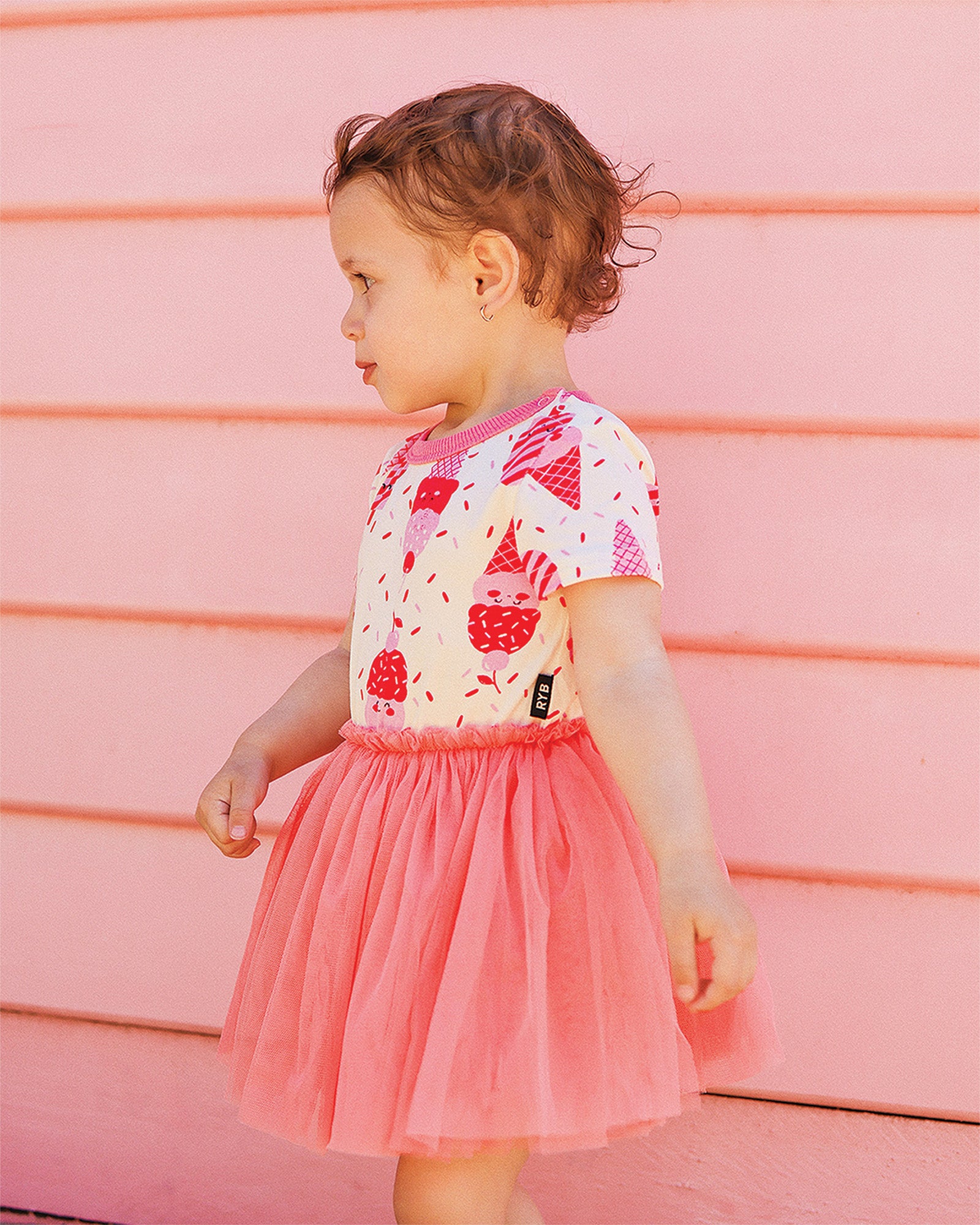CHERRY ICE CREAM DANCE BODYSUIT DRESS