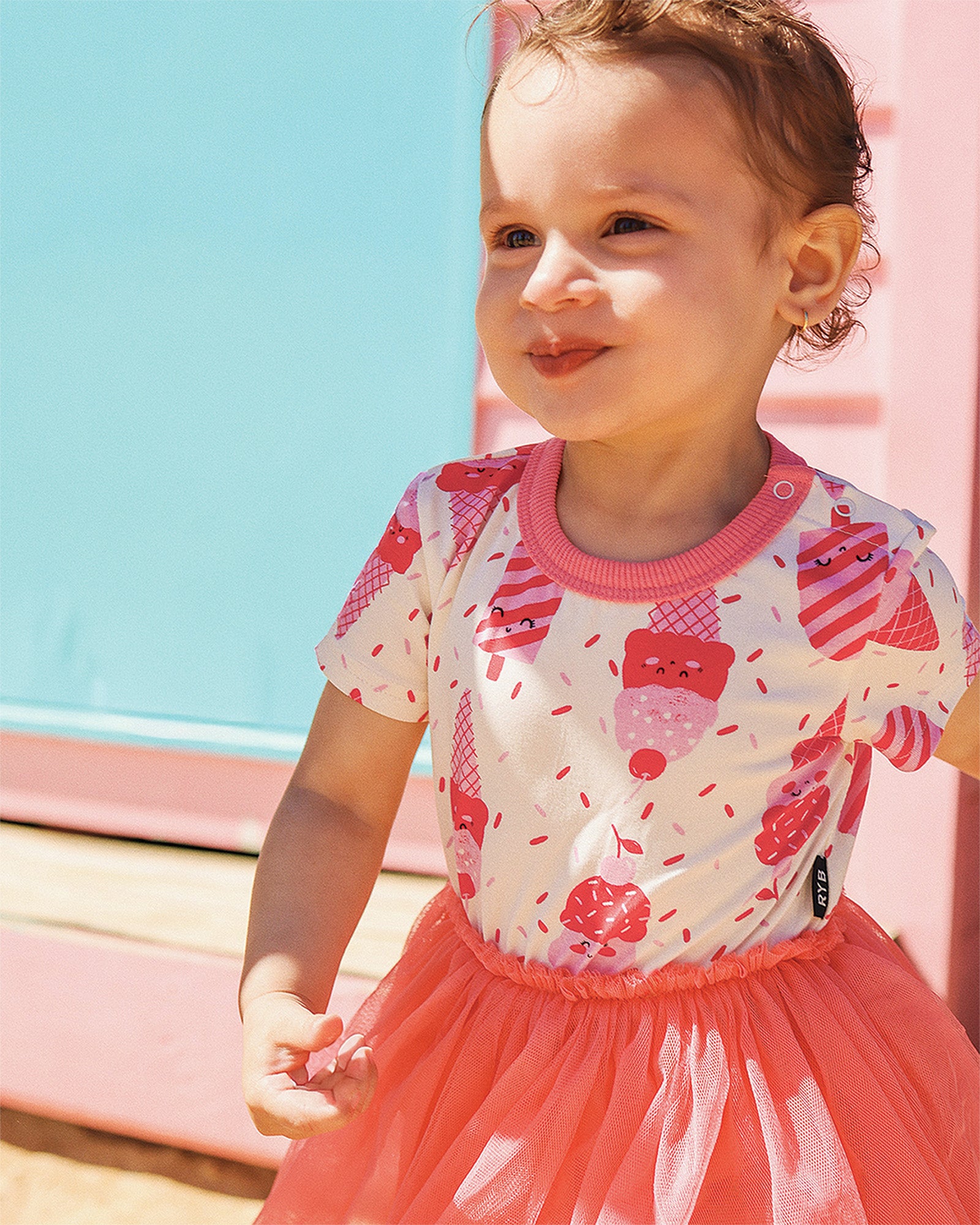 CHERRY ICE CREAM DANCE BODYSUIT DRESS
