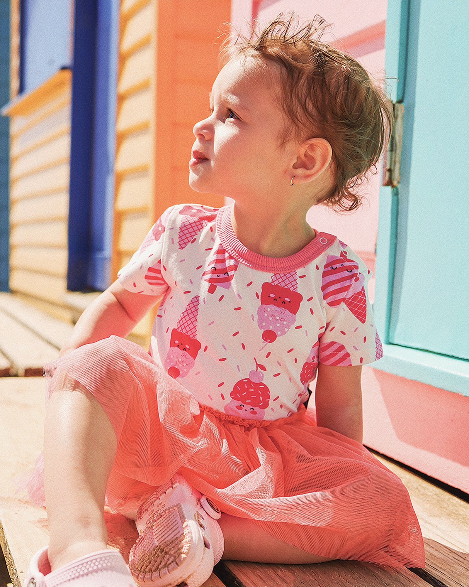 CHERRY ICE CREAM DANCE BODYSUIT DRESS