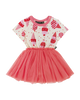 CHERRY ICE CREAM DANCE BODYSUIT DRESS