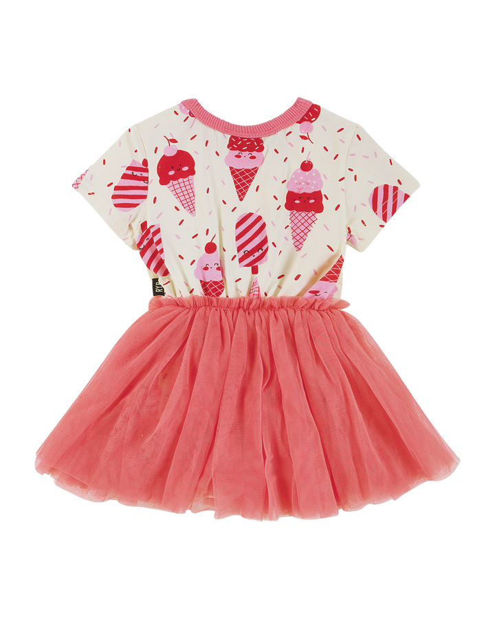CHERRY ICE CREAM DANCE BODYSUIT DRESS