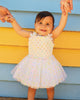 RAINBOW POLKA DOT WISHES TULLE BABY DRESS