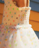 RAINBOW POLKA DOT WISHES TULLE BABY DRESS