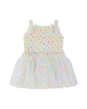 RAINBOW POLKA DOT WISHES TULLE BABY DRESS