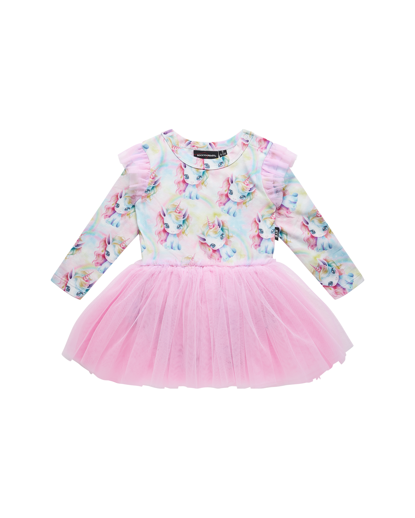 UNICORN PONY CIRCUS FRILL BODYSUIT DRESS
