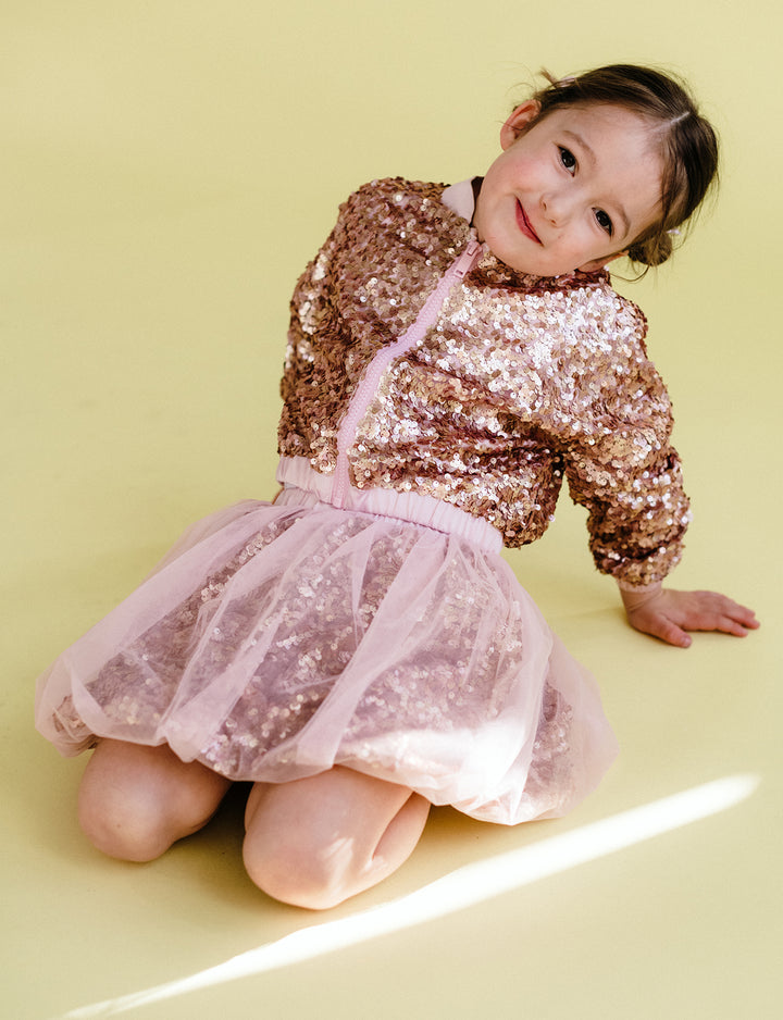 REBEL BUBBLE SEQUIN SKIRT