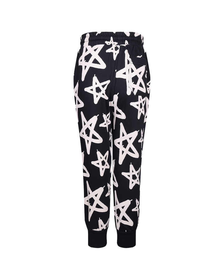 GRAFFITI FRENCH TERRY TRACK PANTS IN BLACK | Rock Your Baby