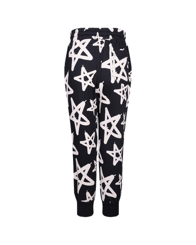 GRAFFITI FRENCH TERRY TRACK PANTS IN BLACK