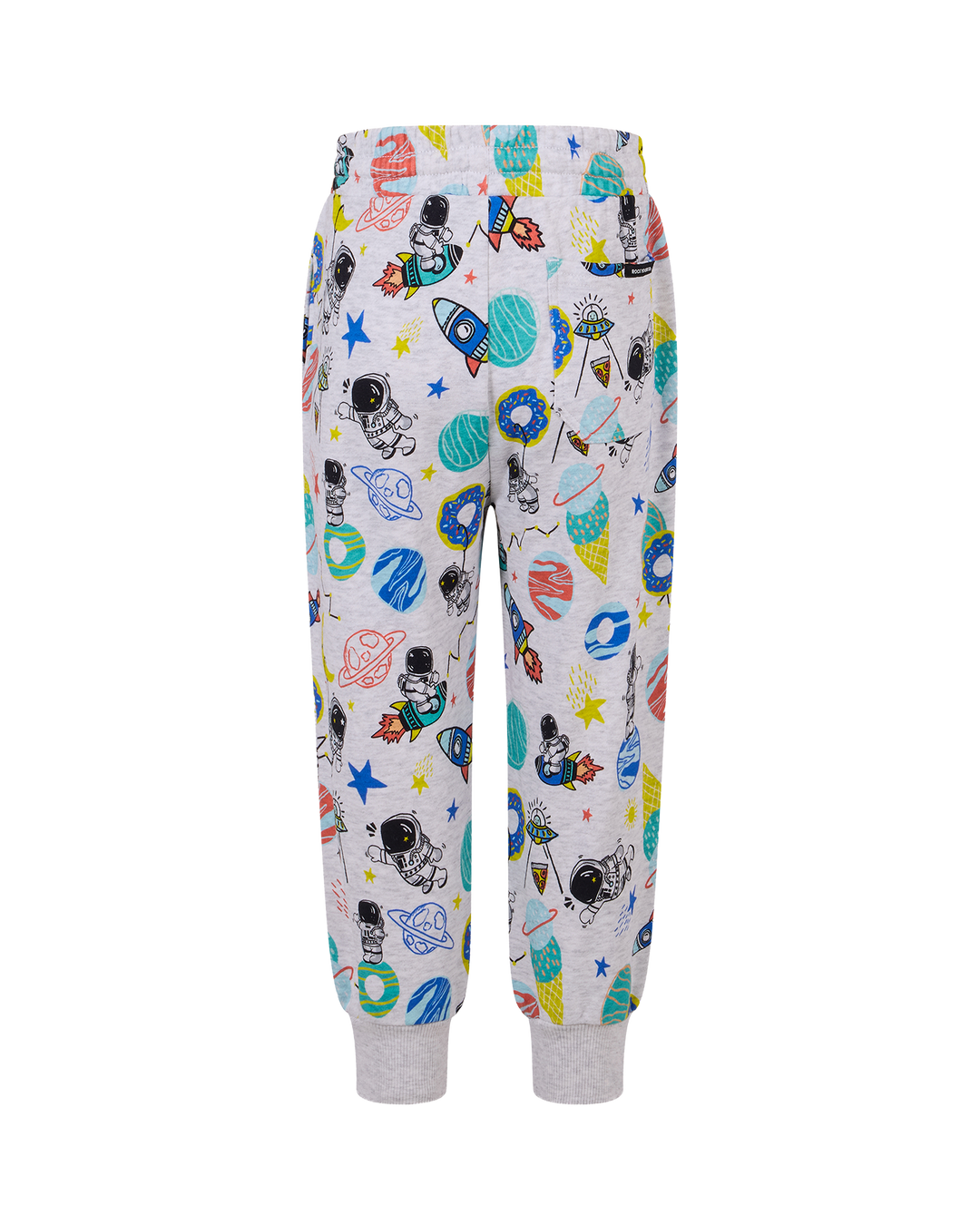 ROCK MY GALAXY FRENCH TERRY TRACK PANTS IN GREY MARLE