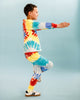 COSMIC POWERS TIE DYE TRACK PANTS