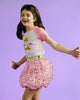 BUBBLY SKIRT IN SOFT PINK