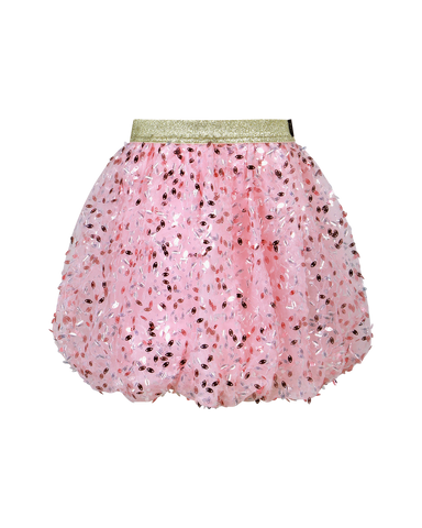 BUBBLY SKIRT IN SOFT PINK