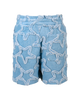 STARS ALIGNED DENIM SHORTS