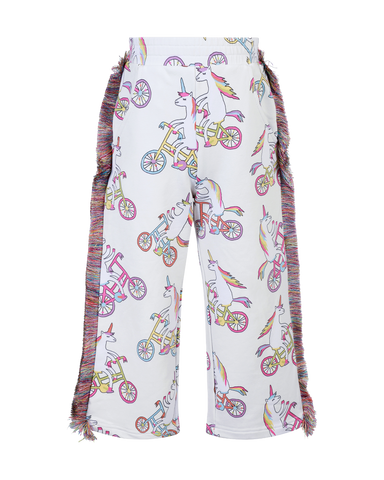 UNICORN BIKE FUNKY FRINGE TRACK PANT IN CREAM