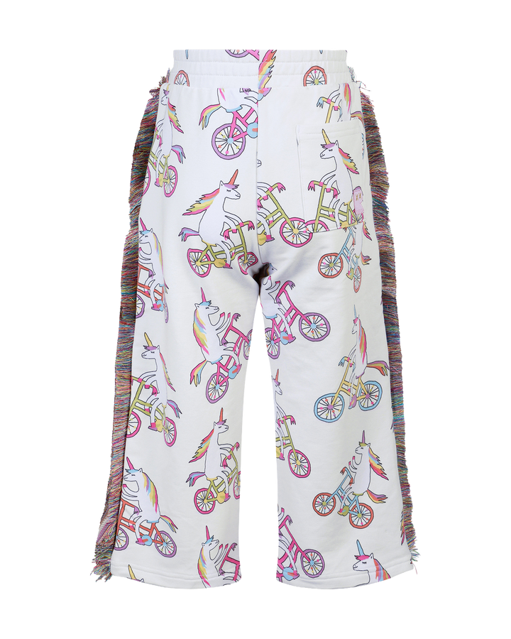 UNICORN BIKE FUNKY FRINGE TRACK PANT IN CREAM