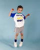 DINO DASH TERRY SHORTS IN GREY MARLE