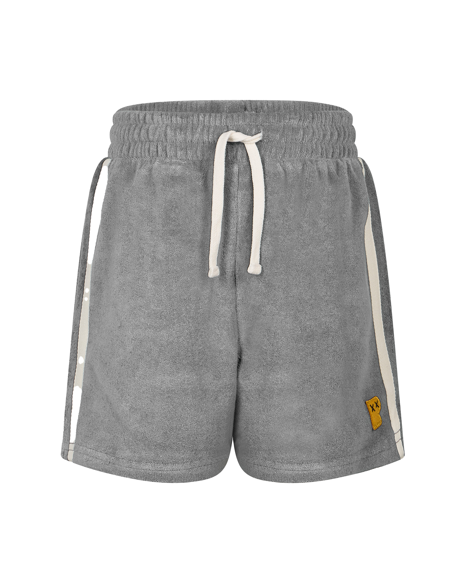 DINO DASH TERRY SHORTS IN GREY MARLE