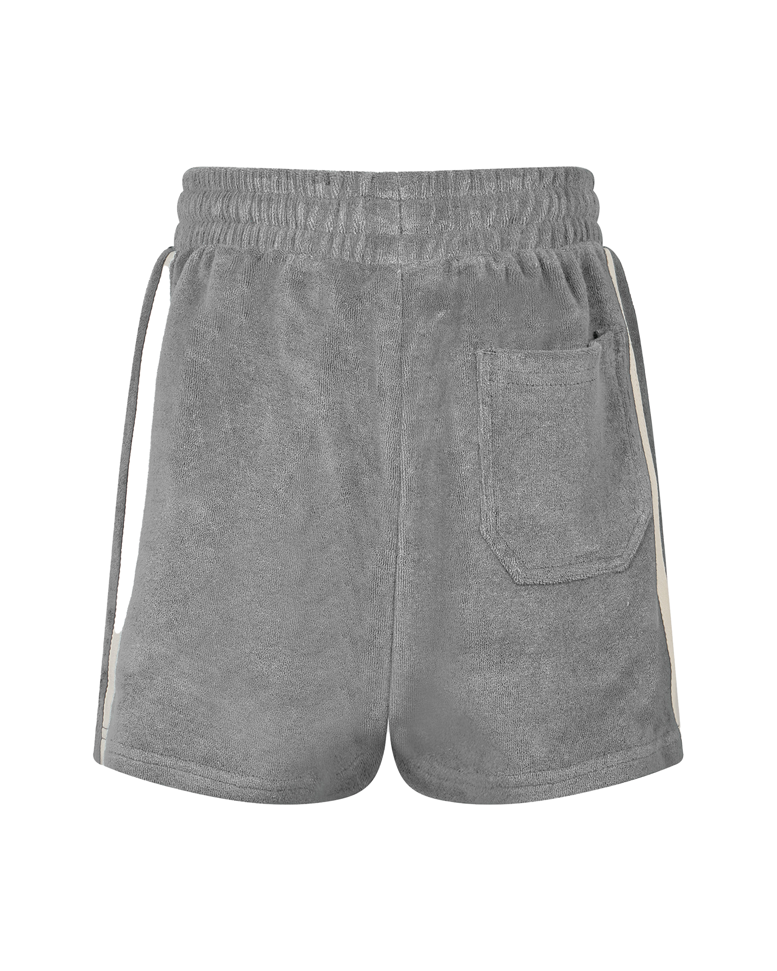 DINO DASH TERRY SHORTS IN GREY MARLE