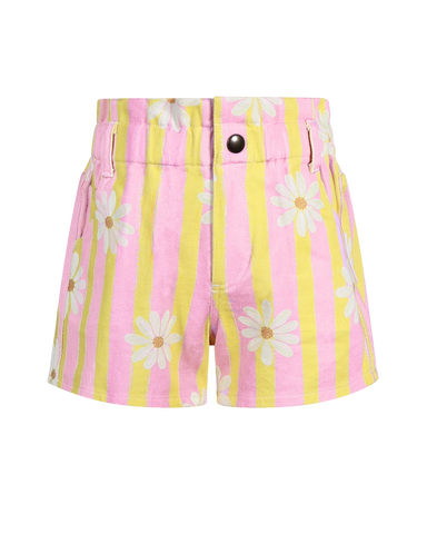 DAISY STRIPE SUMMER WOVEN SHORT